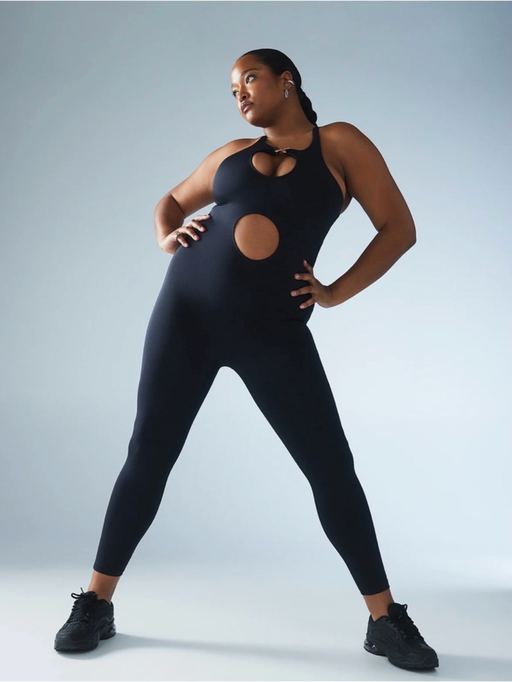 Savage X Fenty Black Cutout Jumpsuit - Picture 4 of 9